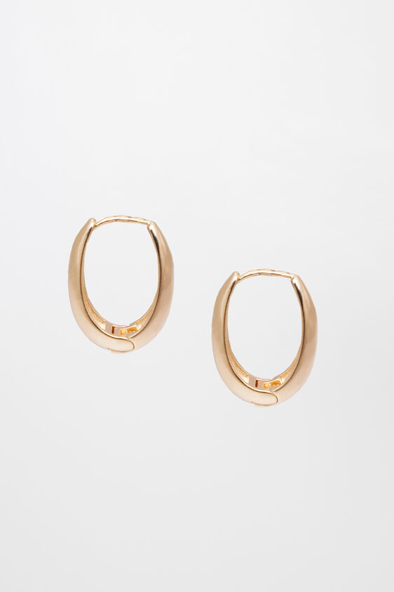 Gold Brass Earring, , image 2